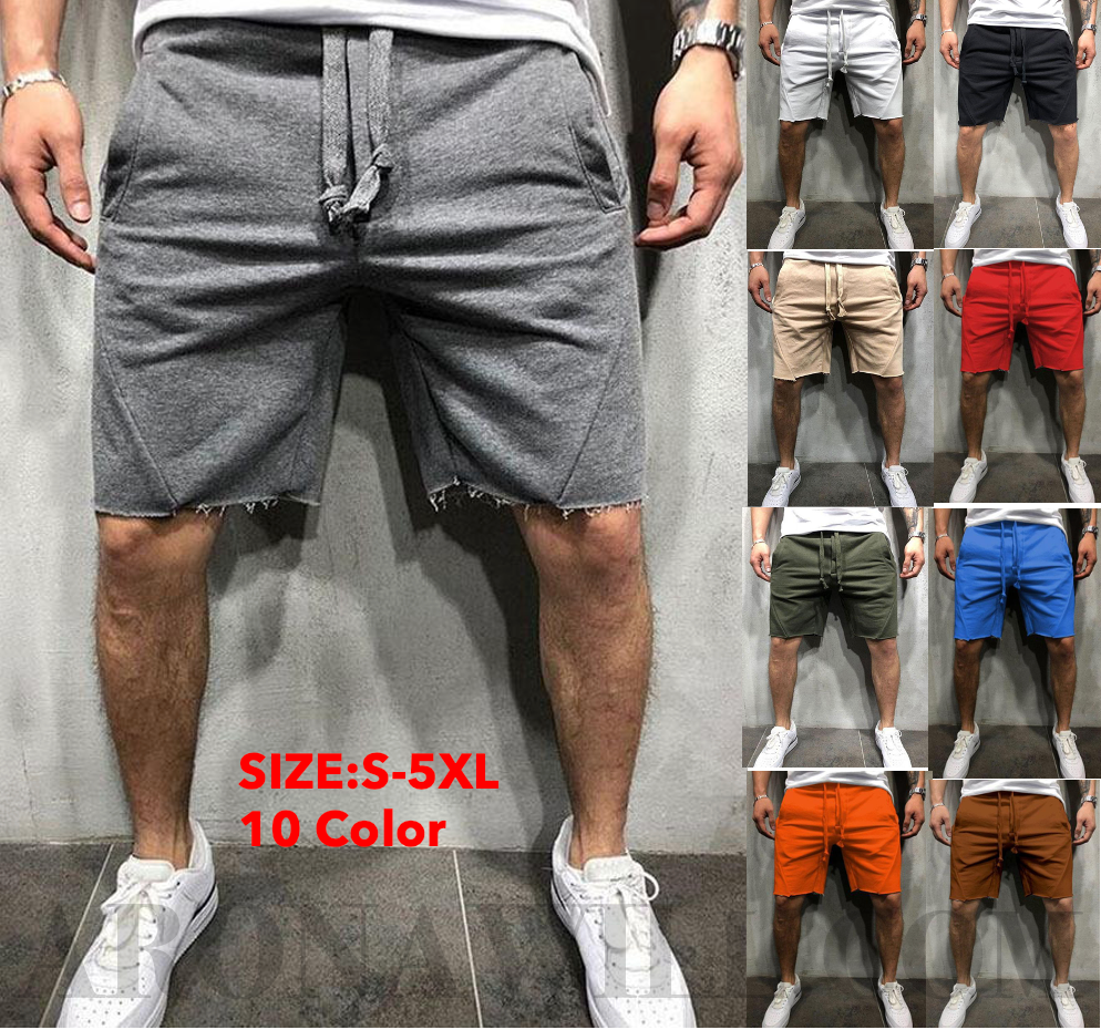 MENS ATHLETIC GYM SHORTS WITH POCKET