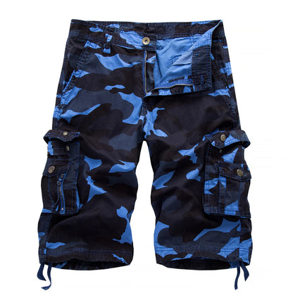 Shoeslazza Men's outdoor camouflage cargo shorts