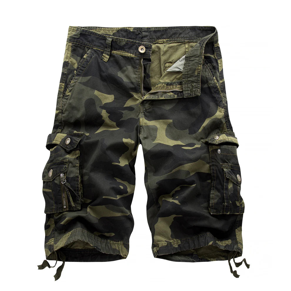 Shoeslazza Men's outdoor camouflage cargo shorts