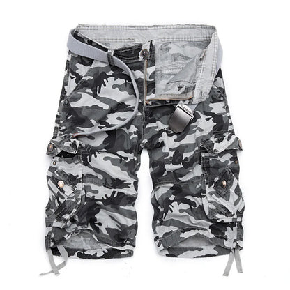 Shoeslazza Men's outdoor camouflage cargo shorts