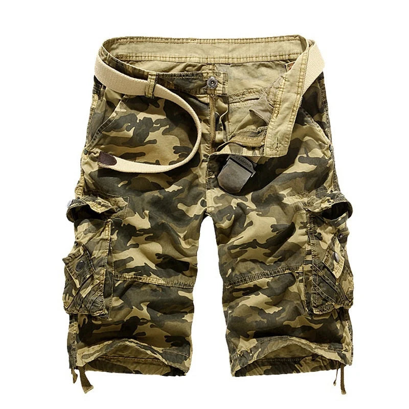 Shoeslazza Men's outdoor camouflage cargo shorts