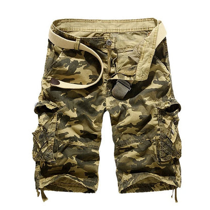 Shoeslazza Men's outdoor camouflage cargo shorts