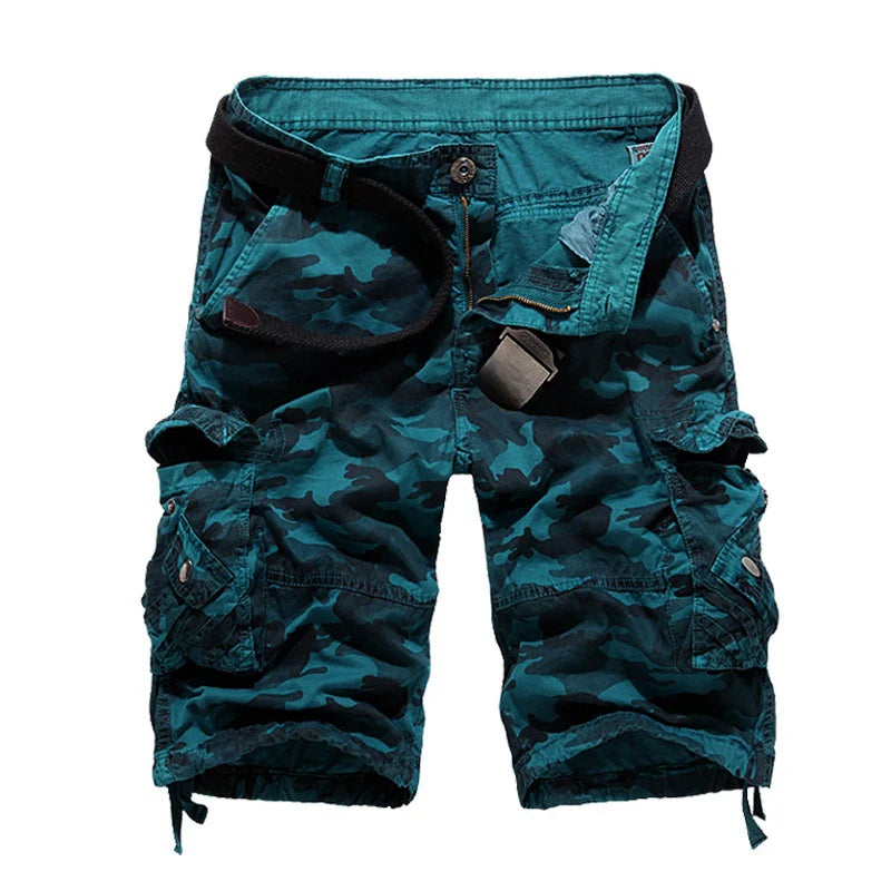 Shoeslazza Men's outdoor camouflage cargo shorts