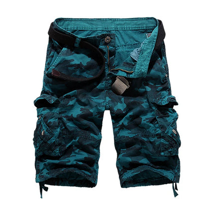 Shoeslazza Men's outdoor camouflage cargo shorts