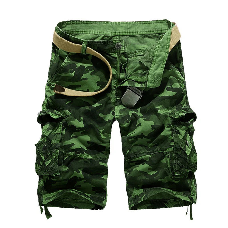 Shoeslazza Men's outdoor camouflage cargo shorts