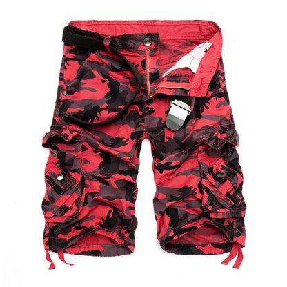 Shoeslazza Men's outdoor camouflage cargo shorts