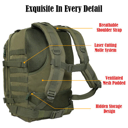 TWS 3 Day Military Shoeslazza Backpack