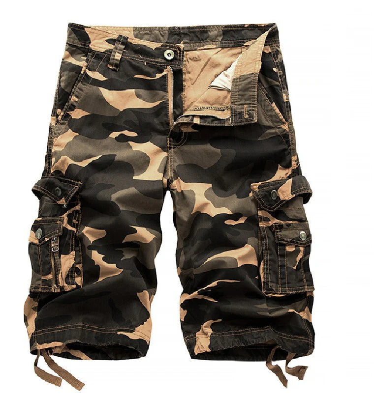 Shoeslazza Men's outdoor camouflage cargo shorts