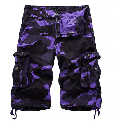 Shoeslazza Men's outdoor camouflage cargo shorts