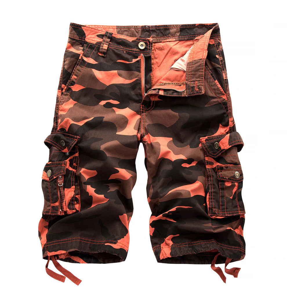 Shoeslazza Men's outdoor camouflage cargo shorts