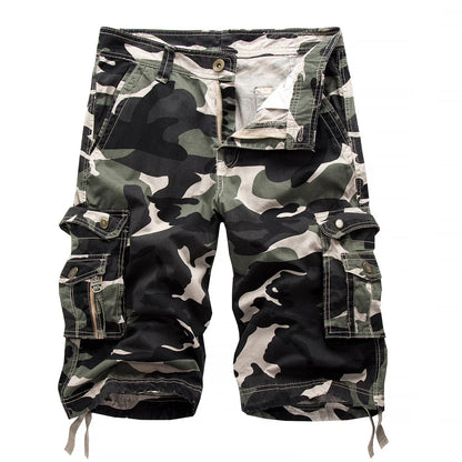 Shoeslazza Men's outdoor camouflage cargo shorts
