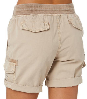 High waist ladies casual loose shorts