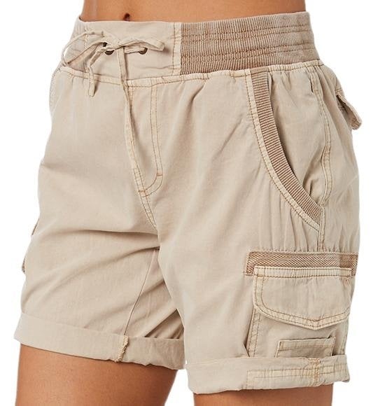 High waist ladies casual loose shorts