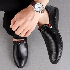 Genuine Leather Mens Loafers Shoes