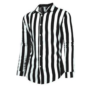 Men's Striped Long Sleeve Shirt