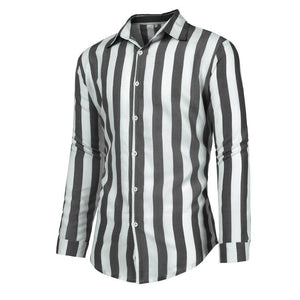 Men's Striped Long Sleeve Shirt