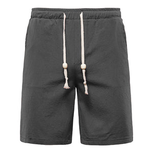 Cotton and Linen Summer Beach Shorts