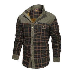 PLAID COTTON ADMIRAL JACKET