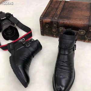 (Christmas pre-sale)Men Hand Embossed Zipper Martin Boots