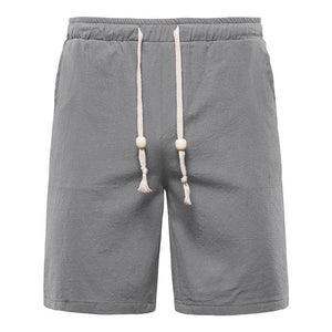 Cotton and Linen Summer Beach Shorts