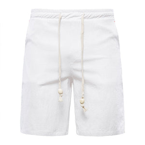 Cotton and Linen Summer Beach Shorts