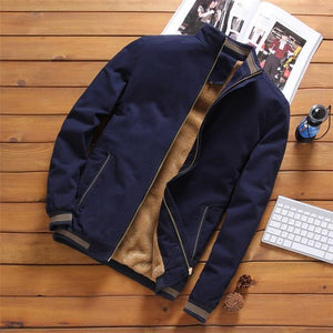 Fleece Pilot Bomber Jacket