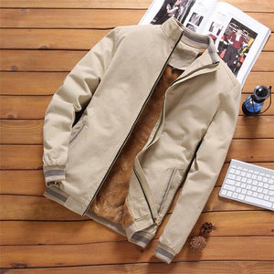 Fleece Pilot Bomber Jacket