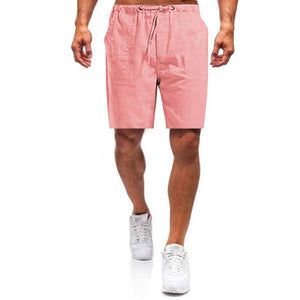 Men's linen loose casual shorts