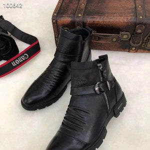 (Christmas pre-sale)Men Hand Embossed Zipper Martin Boots