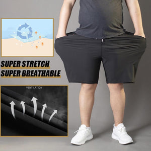 🔥LAST DAY 50% OFF🔥Men's Plus Size Ice Silk Stretch Shorts