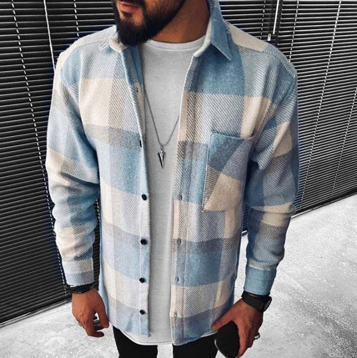 Men's Cotton Plaid Shirts