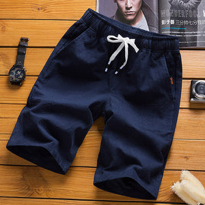 Men's linens fitness shorts