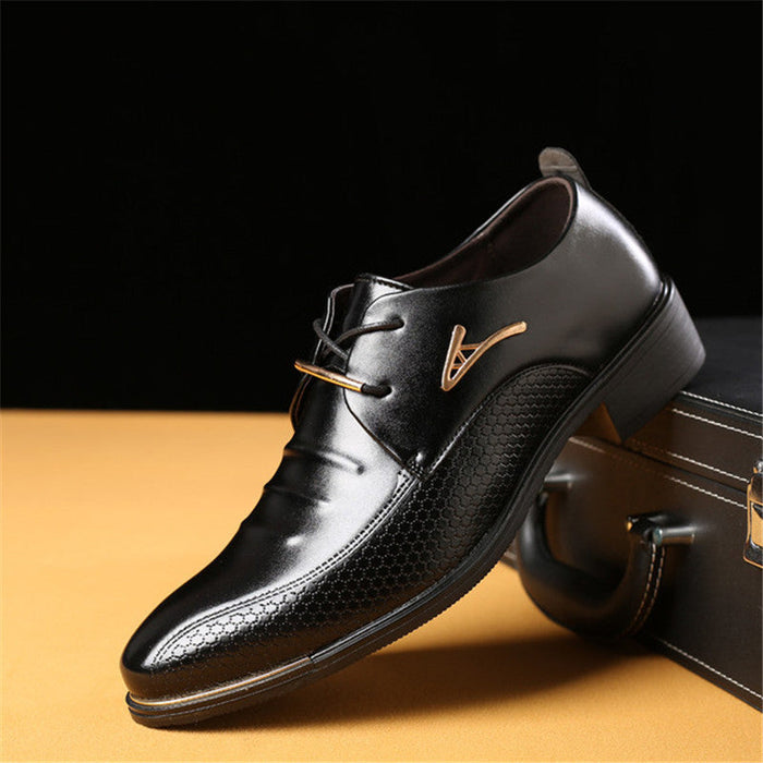 New Men's Classic patent Leather Suits Shoes