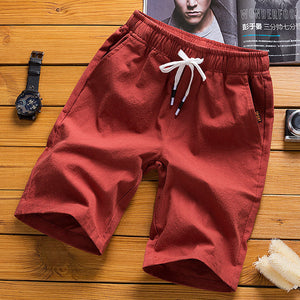 Men's linens fitness shorts