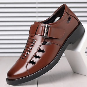 New Men's Busines Genuine Leather Sandals