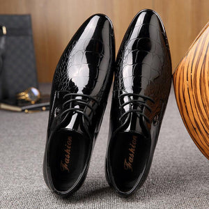 Men Business Microfiber Leather Non Slip Casual Formal Dress Shoes