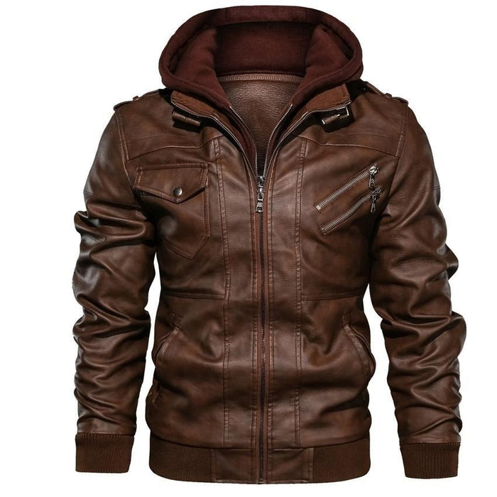 Men Apache Leather Jacket