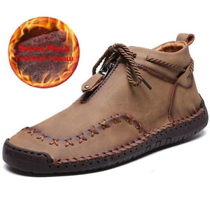 Men's Warm Plush Outdoor Boots