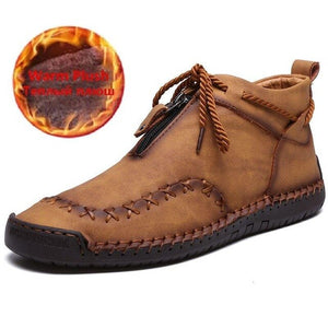 Men's Warm Plush Outdoor Boots