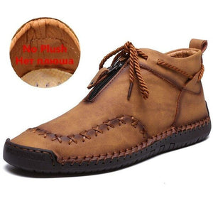 Men's Warm Plush Outdoor Boots