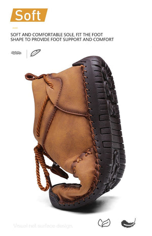 Men's Warm Plush Outdoor Boots