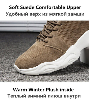 Fashion Men's Thick Plush Snow Boots