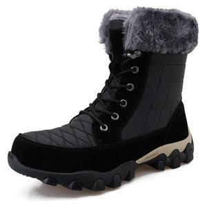 Quality Waterproof With Fur Snow Boots