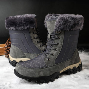 Quality Waterproof With Fur Snow Boots