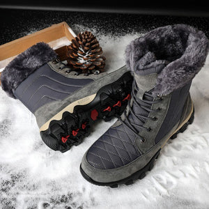 Quality Waterproof With Fur Snow Boots