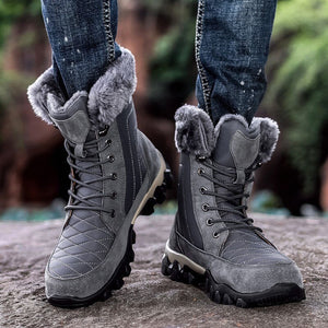 Quality Waterproof With Fur Snow Boots