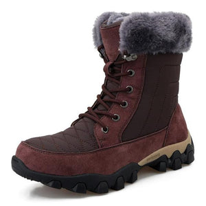 Quality Waterproof With Fur Snow Boots