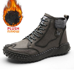 Men's Fashion Leather Warm Outdoor Boots