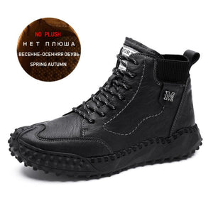 Men's Fashion Leather Warm Outdoor Boots