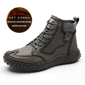 Men's Fashion Leather Warm Outdoor Boots